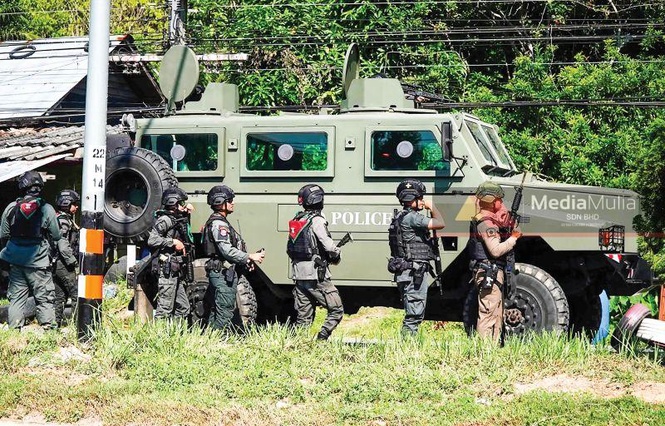 Image from: Selatan Thai terus bergolak, balai polis Yala kena serang