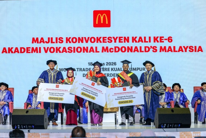 Image from: Akademi Vokasional McDonald’s buka laluan kerjaya belia, B40