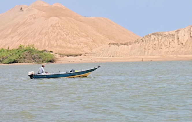 Image from: Pasir sungai RM500 juta menggunung