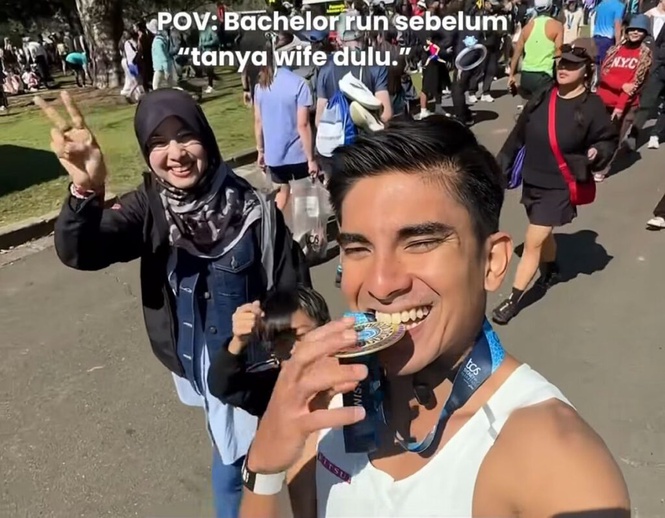 Image from: ‘Larian bujang terakhir’ Syed Saddiq curi perhatian