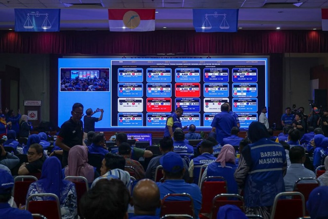 Image from: Saingan sengit BN, PH dan Berjasa di Nilai