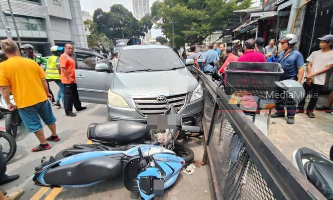 Image from: Pemandu maut selepas rempuh motosikal dipercayai terkena serangan jantung