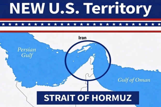 Image from: Iran ‘tuntut’ California selepas Trump dakwa Selat Hormuz milik AS