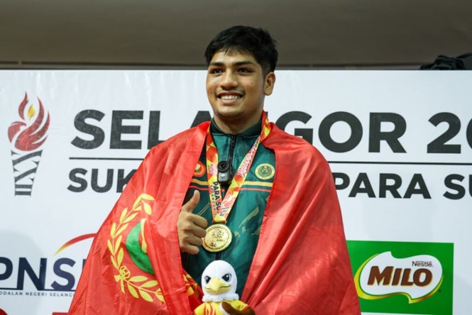 Image from: Kenakalan tak halang Fayyadh raih emas SUKMA