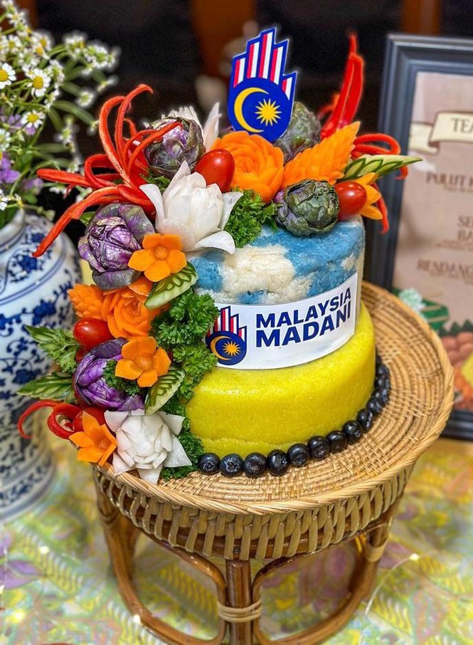 Image from: Pulut kuning Malaysia Madani