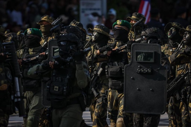 Image from: JMF buat penampilan sulung di sambutan Hari Kebangsaan 2026, tampil keunikan corak seragam ‘brushstroke’