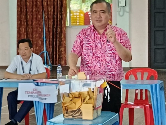 Image from: Anthony Loke harap jumlah keluar mengundi lebih 75 peratus