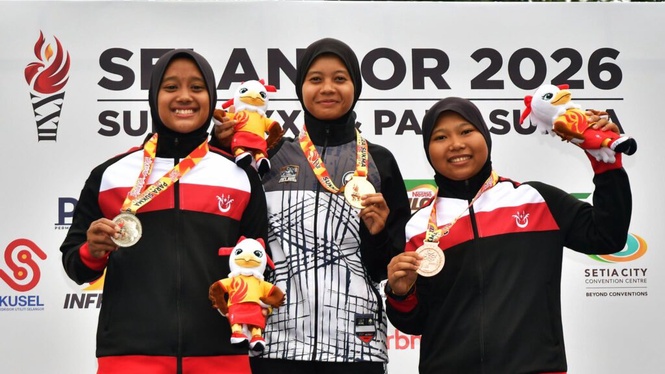 Image from: Syaza bayar pengorbanan dengan emas pertama Terengganu