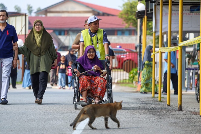 Image from: Lebih 50 peratus pengundi selesai tunai tanggungjawab setakat 2 petang