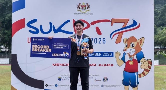 Image from: Jing Xuan pecah rekod, raih emas SUKIPT