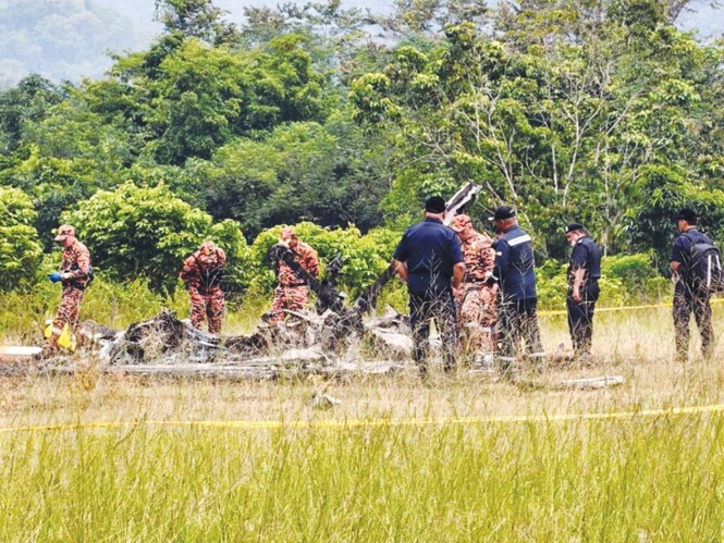 Image from: Laporan awal nahas helikopter BO-105 dalam tempoh 30 hari