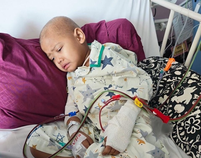 Image from: Dana RM174,000 diperlukan bantu rawatan Muhammad Aryan