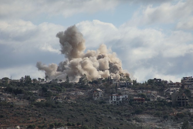 Image from: Israel angkuh guna bahan letupan fosforus di Lubnan