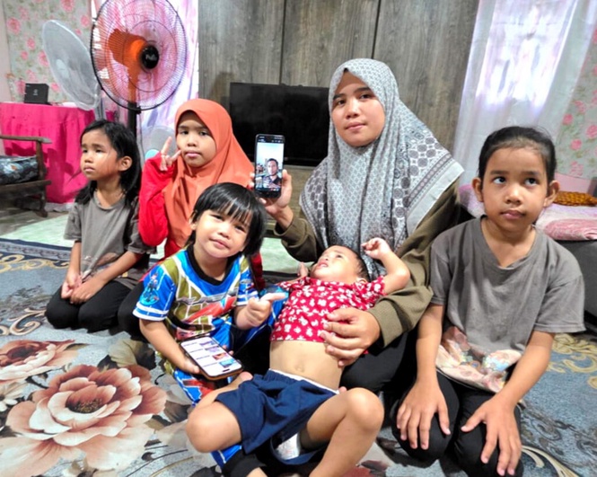 Image from: Wanita tabah besarkan lima anak selepas kematian suami