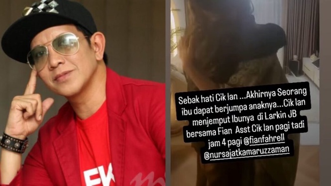 Image from: Roslan Shah sebak satukan Sajat dan ibu