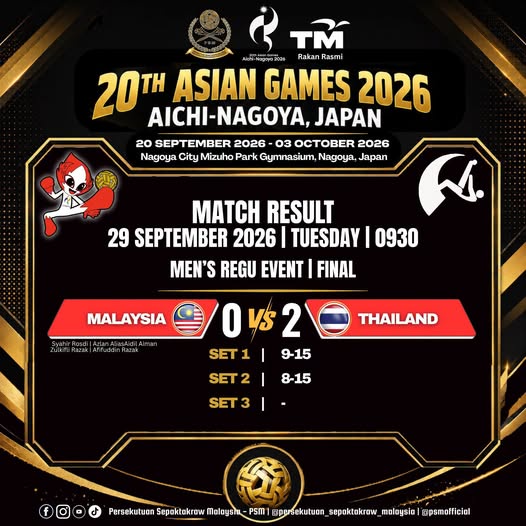 Image from: Golden Tigers akur rangkul perak, tunduk 0-2 kepada Thailand