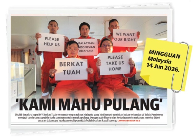 Image from: Kru MV Berkat Tuah masih tunggu masalah tunggakan gaji selesai