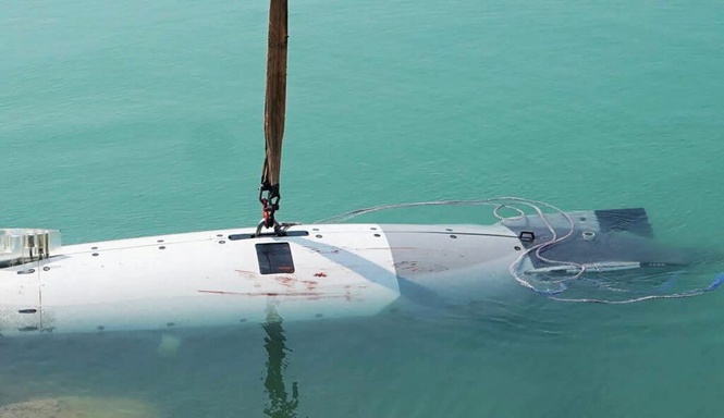 Image from: Iran rampas dron kapal selam AS di Selat Hormuz