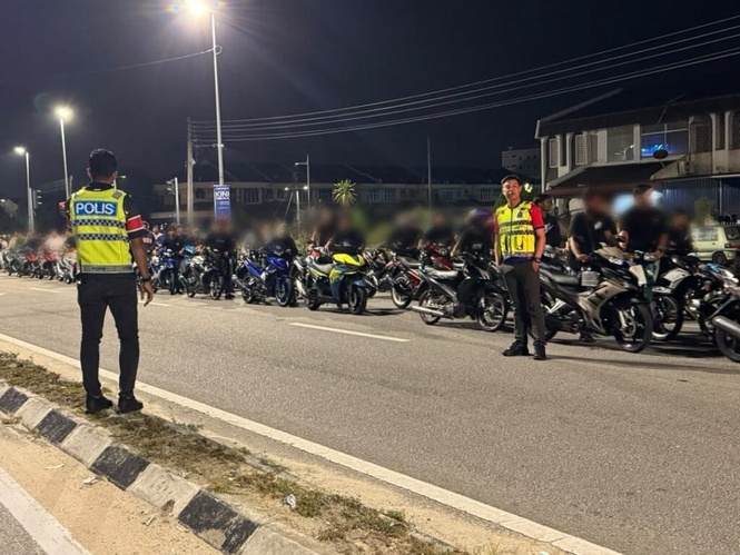 Image from: 18 motosikal disita, empat ditahan dalam Op Samseng Jalanan