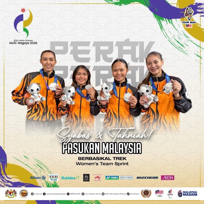 Image from: Trio pecut wanita raih perak