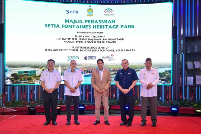 Image from: S P Setia lancar Setia Fontaines Heritage Park di Kepala Batas