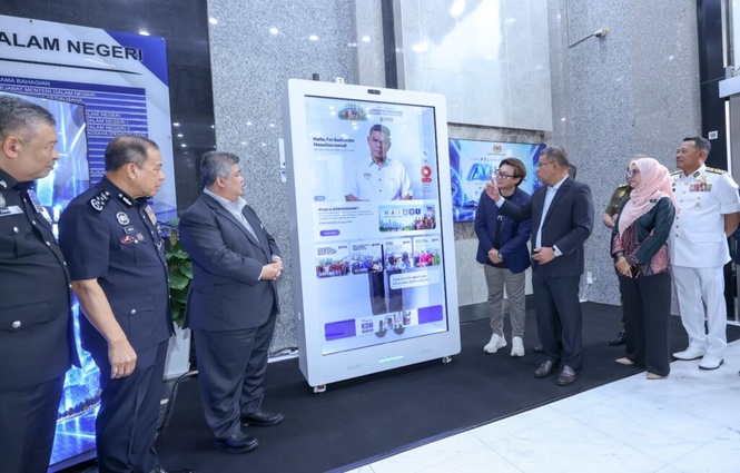 Image from: Saifuddin kini ‘hadir’ dalam bentuk hologram AI, medium interaksi rakyat