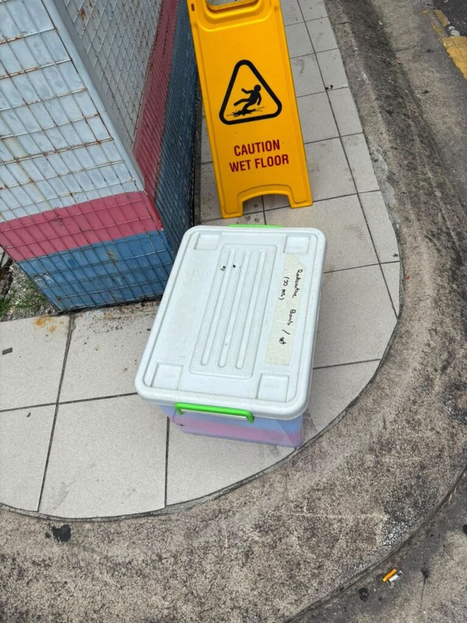 Image from: Kotak disyaki bahan radioaktif di Sri Petaling rupanya blok binaan
