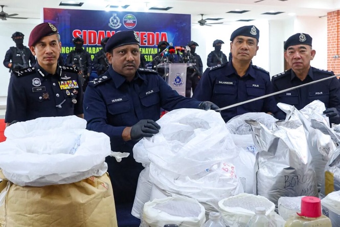 Image from: 11 termasuk dalang sindiket dadah bernilai RM35.24 juta tumpas