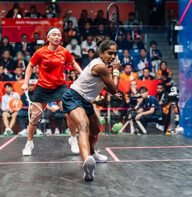 Image from: Sivasangari, Eain Yow mara ke final skuasy Sukan Asia