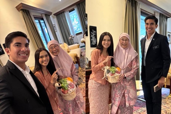 Image from: Syed Saddiq, Bella Astillah ‘berguru’ dengan Dr Wan Azizah ilmu rumah tangga