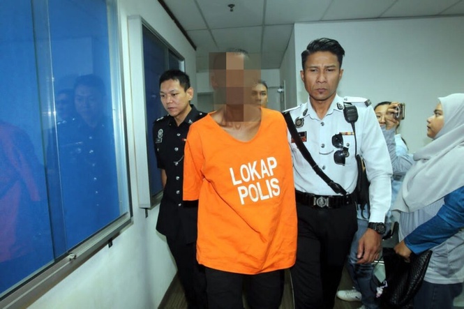 Image from: Lelaki positif dadah langgar polis trafik direman lima hari