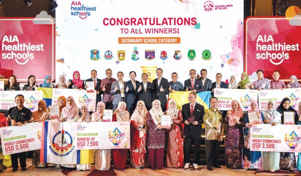 Image from: SMK Sanglang, SK Manir ungguli AIA Healthiest Schools 2026
