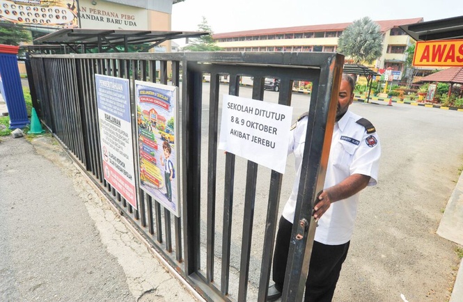 Image from: Agong titah tutup sekolah di kawasan terjejas jerebu