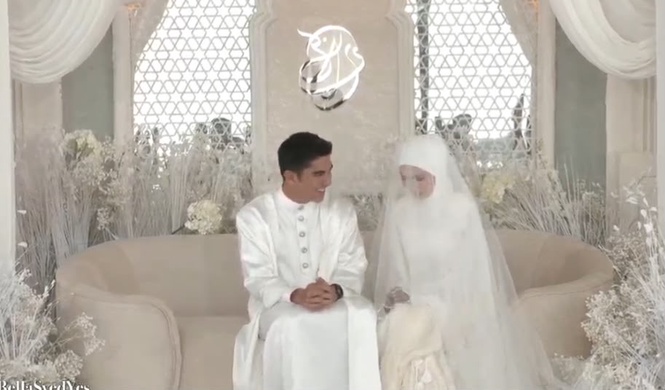 Image from: Syed Saddiq, Bella Astillah sah suami isteri dengan sekali lafaz