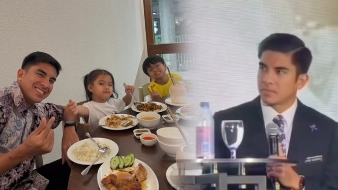 Image from: Momen anak-anak cium tangan sebelum pergi sekolah sangat berharga- Syed Saddiq
