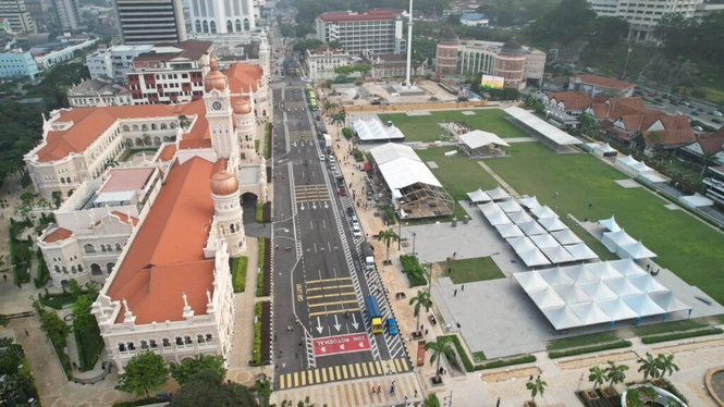 Image from: Debaran menanti 30,000 peserta KL Marathon pukul 4 petang ini