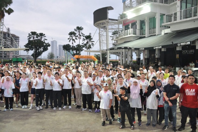 Image from: 300 orang pekak antara 500 peserta larian PDA, MBPP