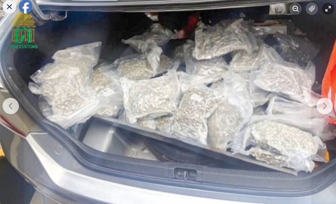 Image from: Tahan rakyat Malaysia, polis Thai rampas 20kg bunga ganja