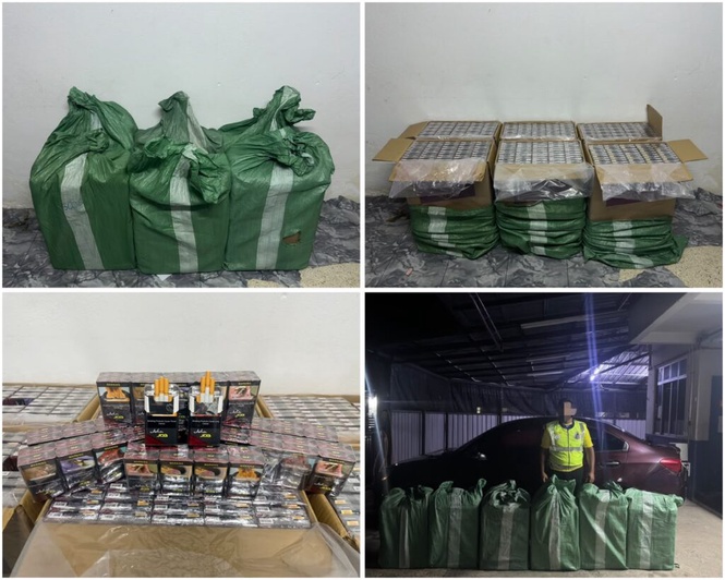 Image from: Dron bantu PGA gagalkan cubaan seludup 60,000 batang rokok
