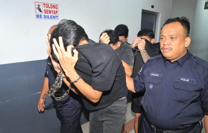 Image from: Empat lelaki tempatan didakwa bakar rumah didiami warga Rohingya