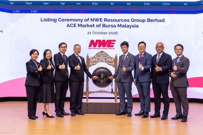 Image from: NWE Resources dibuka 22 sen sesaham di Pasaran ACE