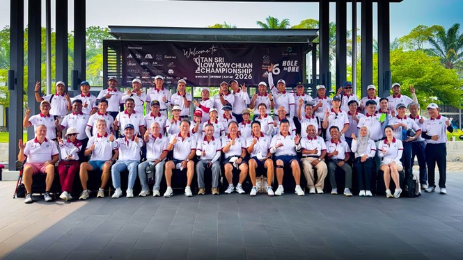 Image from: 182 pemain sertai Kejohanan Golf Tan Sri Low Yow Chuan 2026 di Tasik Puteri