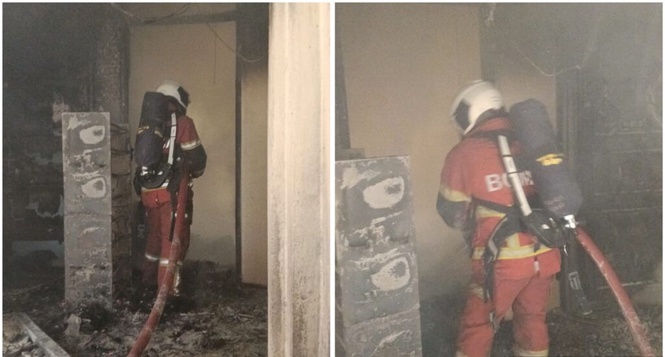 Image from: Bilik asrama di UIAM terbakar 