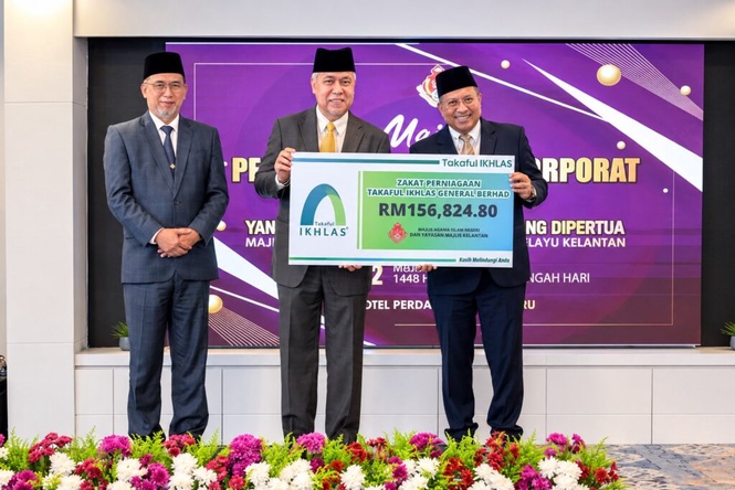 Image from: Takaful Ikhlas agih zakat perniagaan hampir RM1 juta