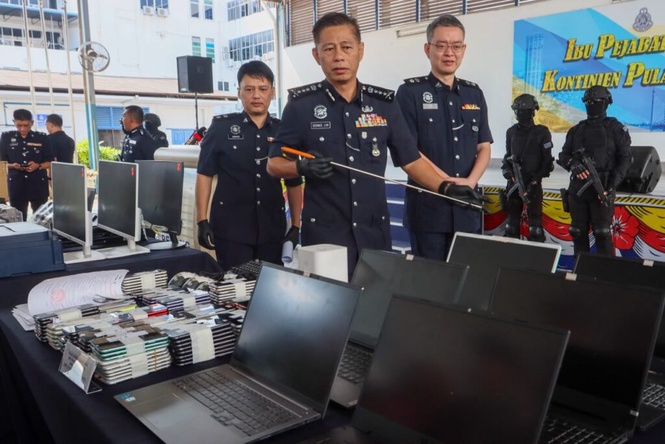 Image from: Sindiket gores dan menang didalangi warga China, Kemboja tumpas