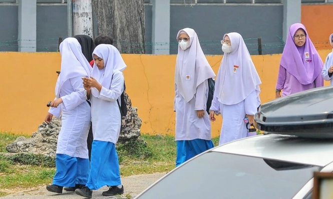 Image from: Jerebu bertambah teruk, semua sekolah di Johor tutup esok
