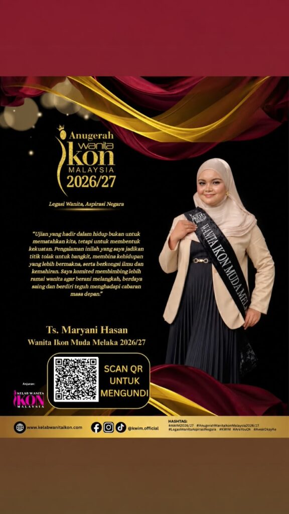 Image from: Pesakit kanser, Maryani Hasan finalis Wanita Ikon Muda Malaysia