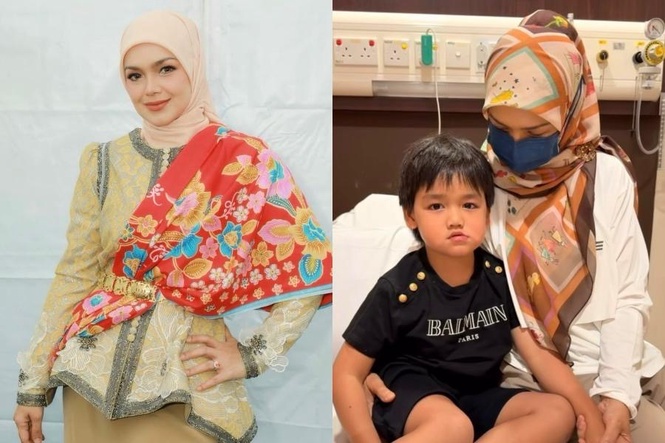 Image from: Afwa masukkan manik dalam hidung, Siti Nurhaliza cemas