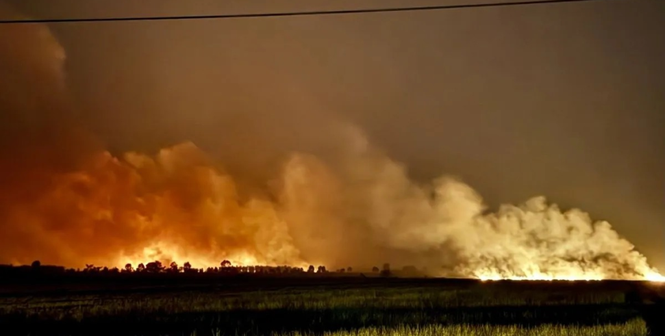 Image from: Kebakaran baharu musnahkan tiga hektar tanah di Kalimantan Selatan