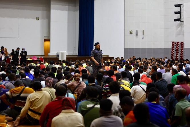 Image from: Imigresen tahan 630 warga asing di tapak pembinaan kilang bateri